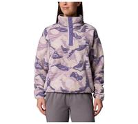 Columbia - Polaire coupe courte à col montant demi-pressionné - Helvetia II Printed Cropped Half Snap Lavender Pearl Sunscape pour Femme en Nylon - Violet L