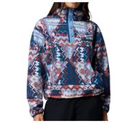 Columbia - Women's Helvetia II Printed Cropped Half Snap - Pull polaire - L - rainy day / geomix