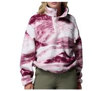 Columbia - Women's Helvetia II Printed Cropped Half Snap - Pull polaire - S - antique mauve / summits