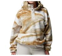 Columbia - Polaire Sherpa Courte Semi-boutonnée avec Imprimé Helvetia™ II - Blanc - Taille S - Femme