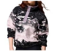 Columbia - Women's Helvetia II Printed Cropped Half Snap - Pull polaire - S - shale purple / sisters/ shale purple