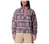 Columbia - Women's Helvetia II Printed Cropped Half Snap - Pull polaire - XS - sea salt / retrotree