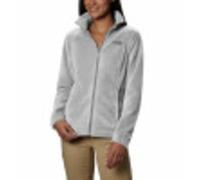 Columbia Women's Plus Size Benton Springs Full Zip, Cirrus Grey Heather, 3X