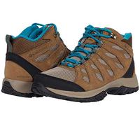 Columbia Women's Redmond III Mid Waterproof Hiking Shoe, Khaki II/Sea Level, 11 Wide