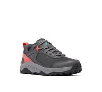 Columbia Women's Trailstorm Ascend WP Waterproof Low Rise Hiking Shoes, Grey (Dark Grey x Red Coral), 7 UK