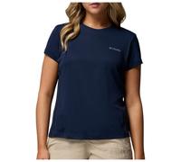 Columbia - Women's Zero Rules Light S/S Crew - T-shirt technique - L - collegiate navy ii