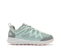 Columbia Youth Peakfreak Rush WP, Chaussures de Trekking et de randonnée Taille Basse, Bleu écrasé/Rose pâle, 46