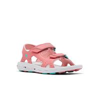 Columbia Youth Techsun Vent Sandales De Randonnée Et Trekking pour Mixte enfant, Rouge (Wild Salmon x Dolphin), 39 EU