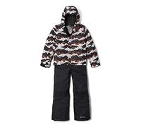 Columbia Youth Unisex Combinaison de Ski Buga, Red Quartz Scrapscape, S