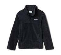 Columbia Youth Unisex Pull-over polaire 1/4 Snap Steens Mtn, Black, XS