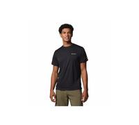 Columbia Zero Rules Light Short Sleeve Crew pour Homme, T-Shirt Technique à Manches Courtes, Noir, S