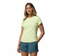 Columbia Zero Rules Light Short Sleeve Crew T-shirt technique à manches courtes pour femme, Citron Haze, X-Large