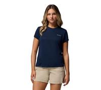 Columbia T-shirt femme Zero Rules Light SS Crew manches courtes Collegiate Navy Taille S