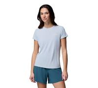Columbia Zero Rules Light T-Shirt à Manches Courtes et col Rond pour Femme, Gris Cirrus, Taille S