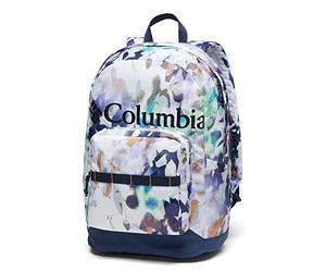 Columbia Zigzag Backpack, Sac À Dos Mixte Adulte, White Impressions/Nocturnal, Taille O/S
