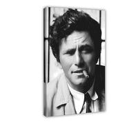 Columbo Poster6 Poster sur toile - Décoration murale - Peintures pour salon, chambre à coucher - Style cadre - 50 x 75 cm