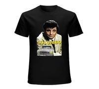 Columbo Retro T-Shirt Mens Unisex Black Tees L