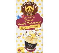 Columbus Café & Co Capsules de café L'Espresso, saveur vanille macadamia, doux & équilibré - La boîte de 10, 53g