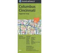 Columbus : Cincinnati : carte régionale | Rand McNally