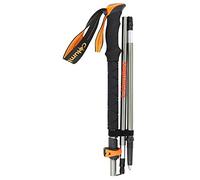 COLUMBUS FAT02 Foldable Trekking Pole G/O Canne de Randonnée, Adultes Unisexe, Gris/Orange (MMulticolore), Taille Unique