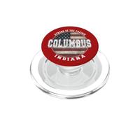 Columbus Indiana Drapeau américain Vintage PopSockets PopGrip pour MagSafe