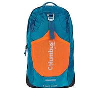 COLUMBUS Sac à Dos Vélo Biker 8 Air Sac à Dos Ultra Léger Randonnée Respirant VTT Sac a Dos d'hydratation Couleur: Bleu avec des Détails Noirs et Orange