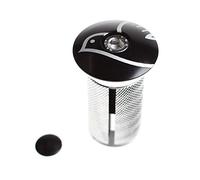 Columbus Top Cap + Expander pour fourches de Direction en Carbone, Noir, 1-1/8"