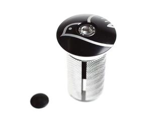 Columbus Top Cap + Expander pour fourches de Direction en Carbone, Noir, 1-1/8"