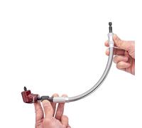 ColumPRO Lot de 2 Embouts de Visseuse d'Angle Composé d'un Adaptateur de Perceuse d'Angle de 105° et d'une Rallonge Flexible en Alliage d'Acier S2 de 300 mm de Long