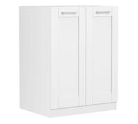 Colura meuble bas de cuisine 60 cm 2 portes blanc.