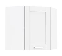 Colura meuble haut de cuisine , armoire d'angle 1 porte blanc.
