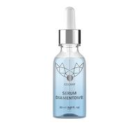 COLWAY Sérum à l'acide hyaluronique avec peptides de cuivre, sérum diamant, soin du visage anti-âge, 30 ml, avec chardon-Marie et extrait de basilic