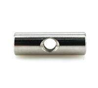 COLZYTLI M4/M5/M6/M8 Lot de 20 écrous à fente en acier inoxydable pour meubles M6 10 x 16