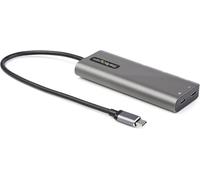 Com Adaptateur Multiports Usb-C - Usb-C Vers Hdmi Ou Mini Displayport 4K 60Hz - Alimentation 100W Pt - Hub Usb 4 Ports 10Gbps - Mini Dock Usb Type-C - Câble Intégré 30Cm (Dkt31Cmdp D)