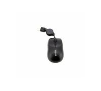 COM-BASIC-800DPI (R) - Souris - ergonomique - câble rétractable - optique - 3 boutons - filaire - USB - noir