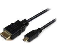 .Com Câble Micro Hdmi Vers Hdmi Avec Ethernet 3M - Vidéo 4K 30Hz - Câble Adaptateur/Convertisseur Micro Hdmi Haute Vitesse Type-D Vers Hdmi 1.4 - Écrans/Tv/Affichages Uhd Hdmi - M/M (Hdadmm3M)