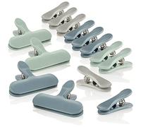 COM-FOUR® 14x clips d'étanchéité - clips d'étanchéité pour sacs et sacs alimentaires - clips d'étanchéité - clips de sac pour sceller et garder au frais