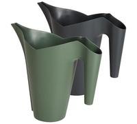 com-four® 2 arrosoirs 1 L, Set élégant à Long Bec, arrosoirs pour arroser