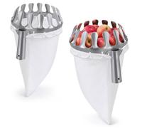 com-four® 2X Cueille-Fruits Métal Ø 15cm - Cueilleur pour Récolte