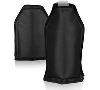 COM-FOUR® 2x Refroidisseur de bouteille en cours de route - brassard refroidisseur de champagne avec élastique - brassard refroidisseur pour le vin, la bière et les boissons non alcoolisées (noir)