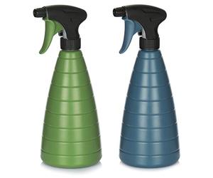 com-four® 2x vaporisateur de fleurs - flacon pulvérisateur avec filetage 28/400 pour l'arrosage des plantes - flacon pulvérisateur d'eau pour l'atomisation de l'eau (2 pièces - bleu/olive)
