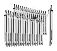 COM-FOUR® 32x piquets de Tente en Acier - piquets de Sol Robustes en Forme de V pour Le Camping et l'extérieur - idéaux pour Les sols normaux