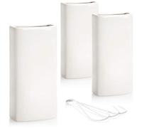COM-FOUR® 3x humidificateur d'air chauffant - radiateur humidificateur d'air en blanc - évaporateur d'eau de chauffage en céramique