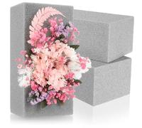 com-four® 3X Masses de bouchage pour Les compositions Florales - Mousse de bouchage pour Les Fleurs fraîches - Eponge de bouchage pour l'artisanat pour Le Mariage