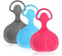 com-four® 3X Patins à Neige pour la Luge - Toboggans à Neige pour Toute la Famille - Luges de différentes Couleurs - Glissades sur Neige (03 pièces - Planeur)