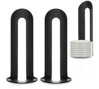 com-four® 3X Poussoir pour dosettes de café - Accessoires pour dosettes de café - Poussoir Pratique pour dosettes (Accessoires - 3 Jacks - Noir)