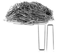 COM-FOUR® 400x Aiguilles à Fleurs en Paille - Clips pour compositions Florales en fleuristerie pour décoration Florale - Aiguilles pour compositions (Aiguilles de Fraise - 400 pièces)