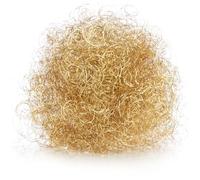 com-four® 40g Cheveux d'ange Premium - Guirlande métallique Fine pour Couronne de l'Avent, Composition, Sapin de Noël - décoration de Table de Noël - Fils métalliques (métal - Couleur Or)