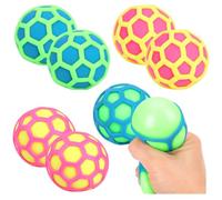 com-four® 4X Balles Anti Stress, Jouets sensoriels pour détente Enfants et Adultes, Figurines à Presser pour réduire Le Stress, balles Souples [modèle Variable]