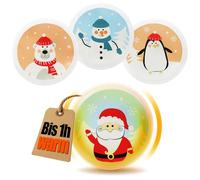 com-four® 4X Chauffe-Mains réutilisables - Coussins Chauffants de Poche au Design Hivernal - adorables Motifs de Noël